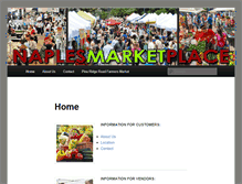 Tablet Screenshot of naplesmarketplace.net